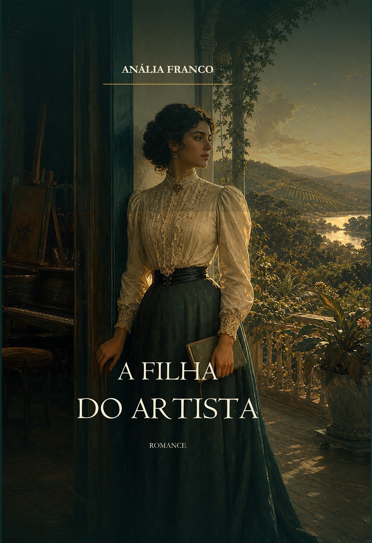 Capa do livro A filha do artista, de Anália Franco